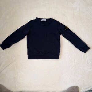Stone Island Junior Kids Navy Patch Sweatshirt 5